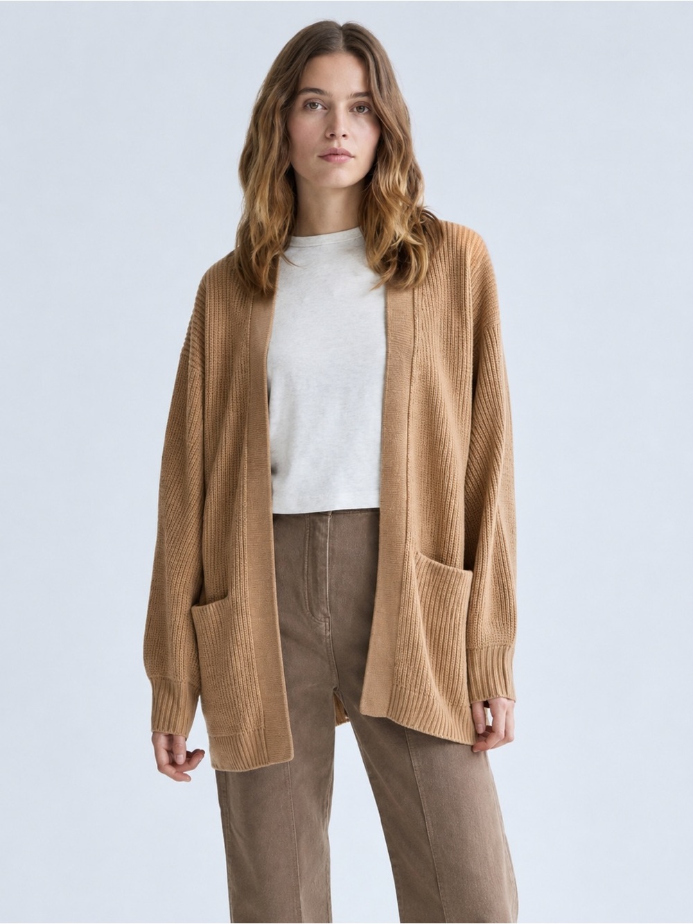 Aritzia Wilfred Merino Wool Cardigan Size SM